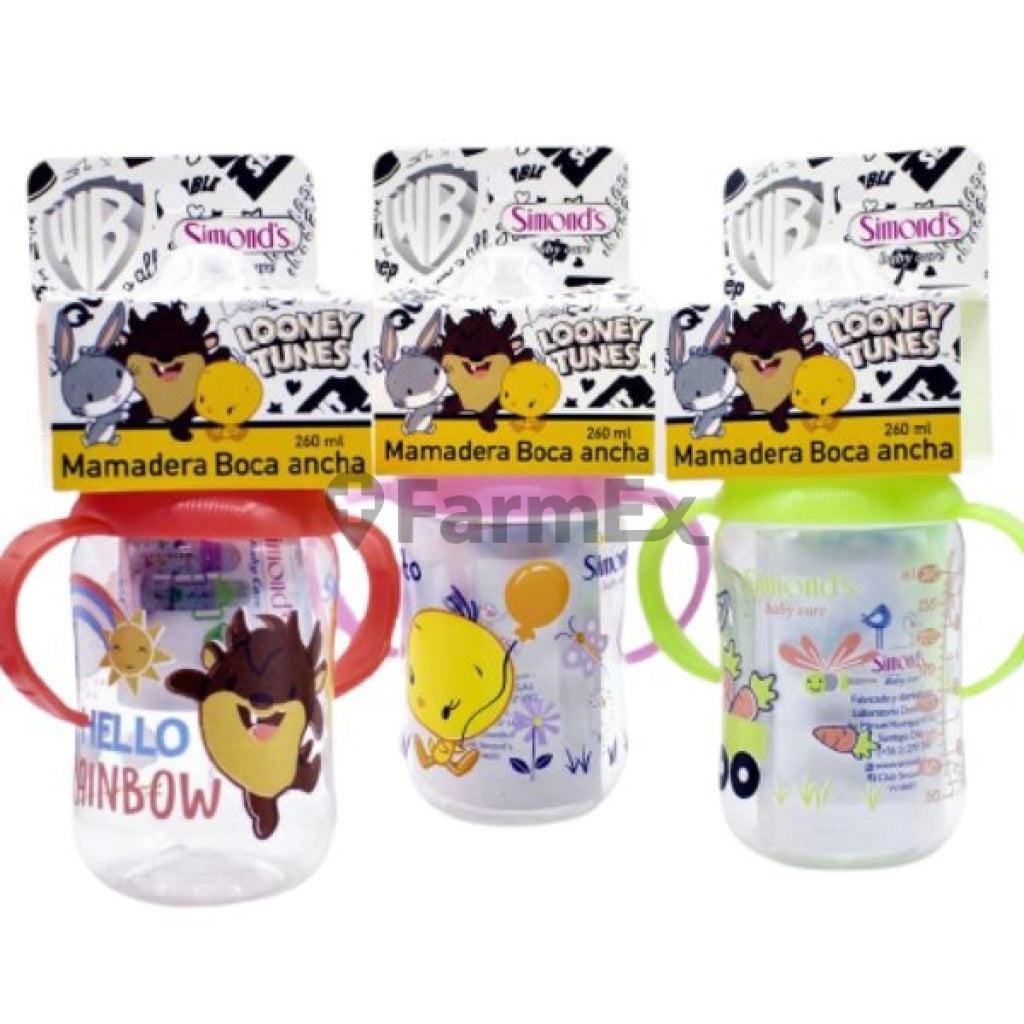 Mamadera Looney tunes x 260 ml (Color Rosado) Simonds